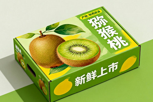 河南猕猴桃纸箱一般需要做几面透气孔,河南礼品箱定做